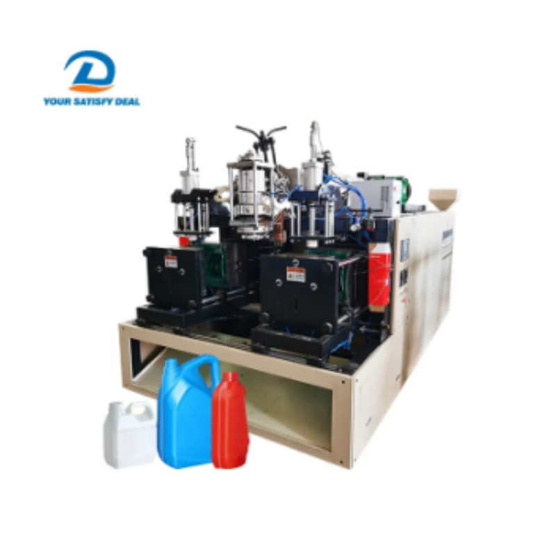 Precio de la m&aacute;quina de moldeo por soplado de botellas de aceite de lubricaci&oacute;n de pl&aacute;stico semiautom&aacute;tica