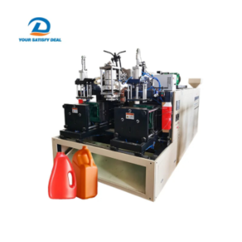 Precio de la m&aacute;quina de moldeo por soplado de botellas de aceite de lubricaci&oacute;n de pl&aacute;stico semiautom&aacute;tica