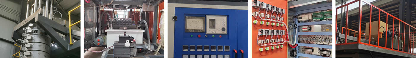 PC de la máquina del moldeo por insuflación de aire comprimido de la botella máquina del moldeo por insuflación de aire comprimido de la protuberancia de la botella de 5 galones