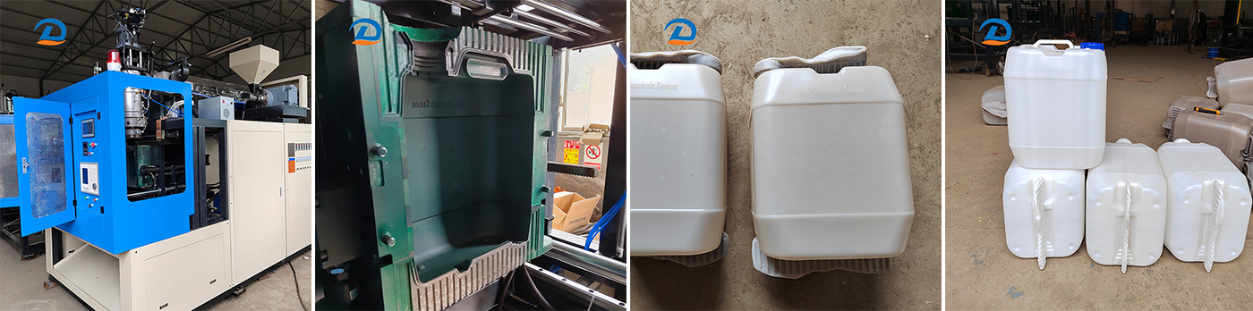 Máquina de moldeo por soplado de botellas de bebidas semiautomática de alta eficiencia | Producción de botellas de plástico duraderas y rentables