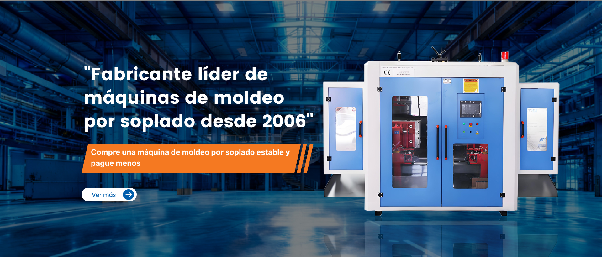 M&aacute;quina autom&aacute;tica de moldeo por soplado